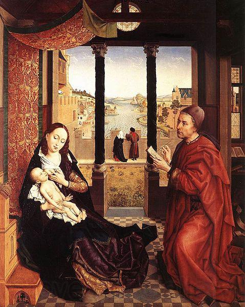 Rogier van der Weyden St Luke Drawing the Portrait of the Madonna Spain oil painting art
